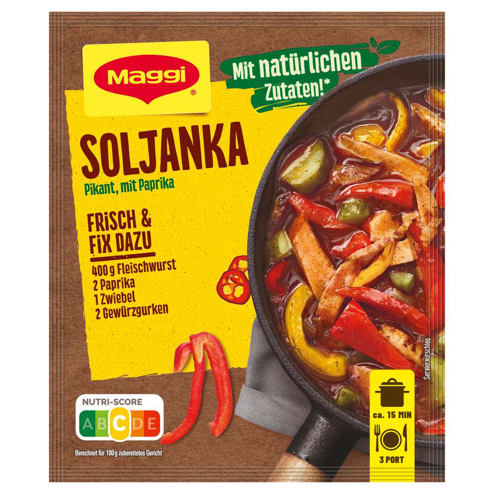 Produktabbildung Maggi Gewürzmischung Fix, Soljanka 100 % natürliche Zutaten