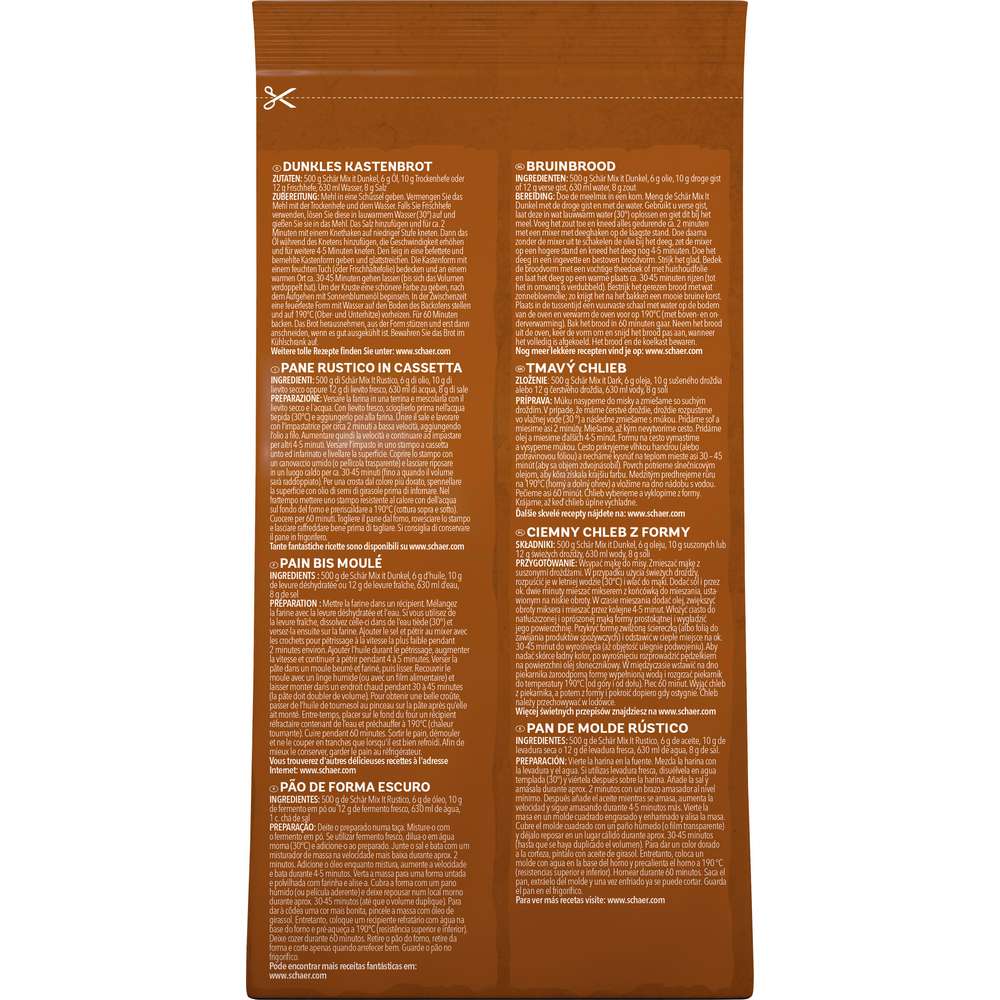 Produktabbildung Schär Brotmehlmischung Brotmix Dunkel, glutenfrei