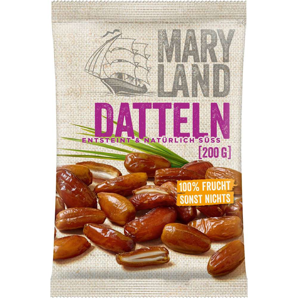 Produktabbildung Maryland Datteln, entsteint & getrocknet