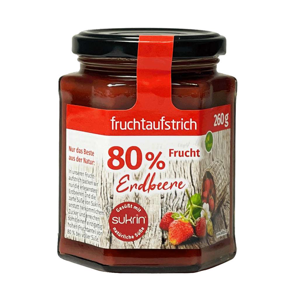Produktabbildung Sukrin Fruchtaufstrich Erdbeere