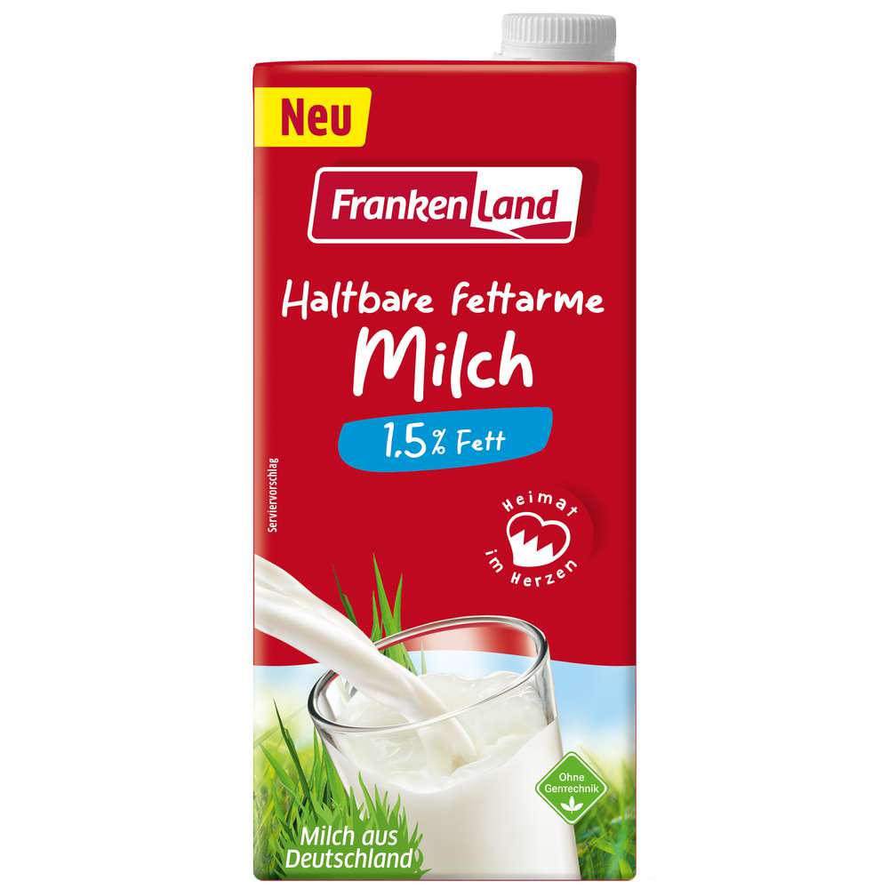 Produktabbildung Frankenland H-Milch 1,5% Fett