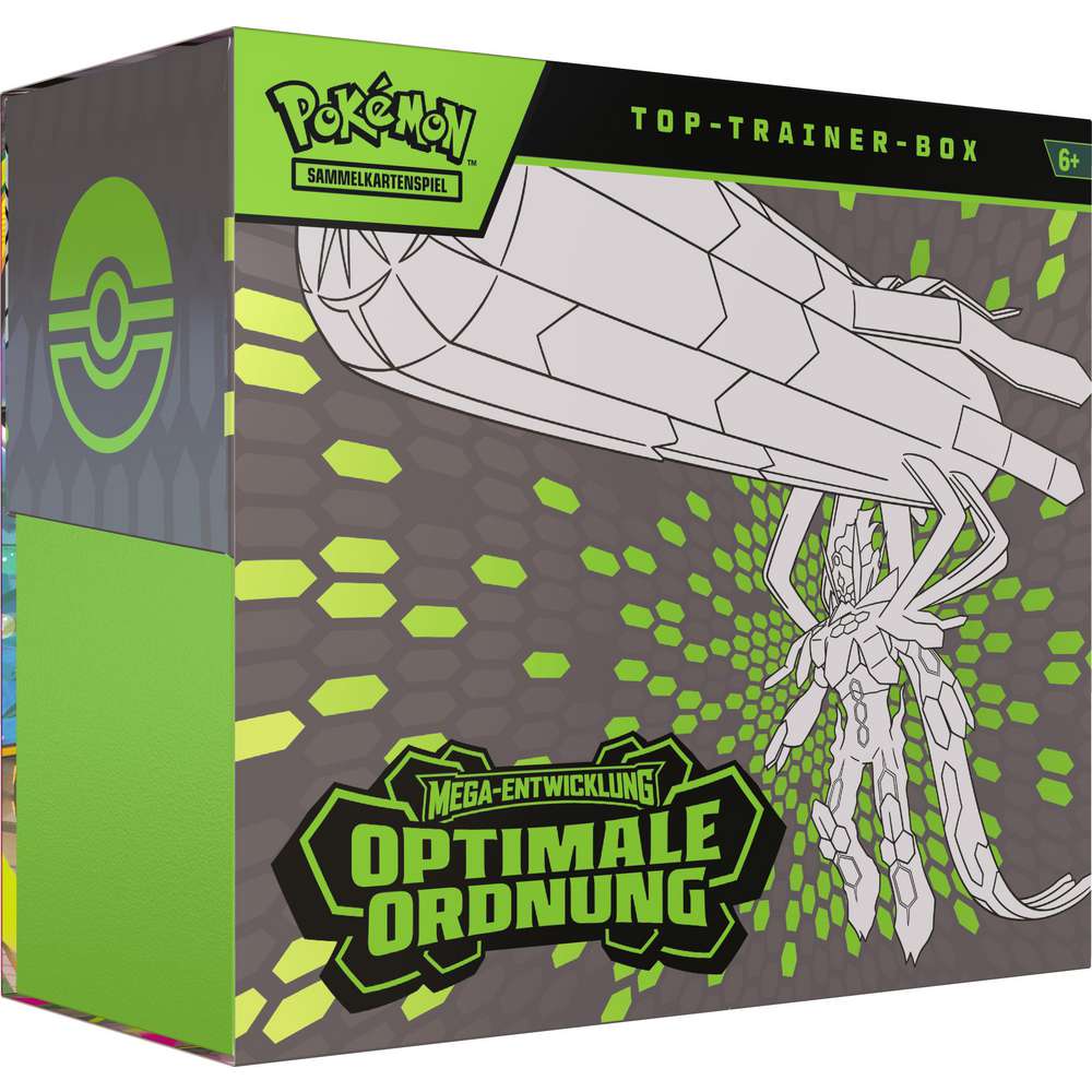 Produktabbildung Pokémon Top-Trainer-Box ME03 Optimale Ordnung
