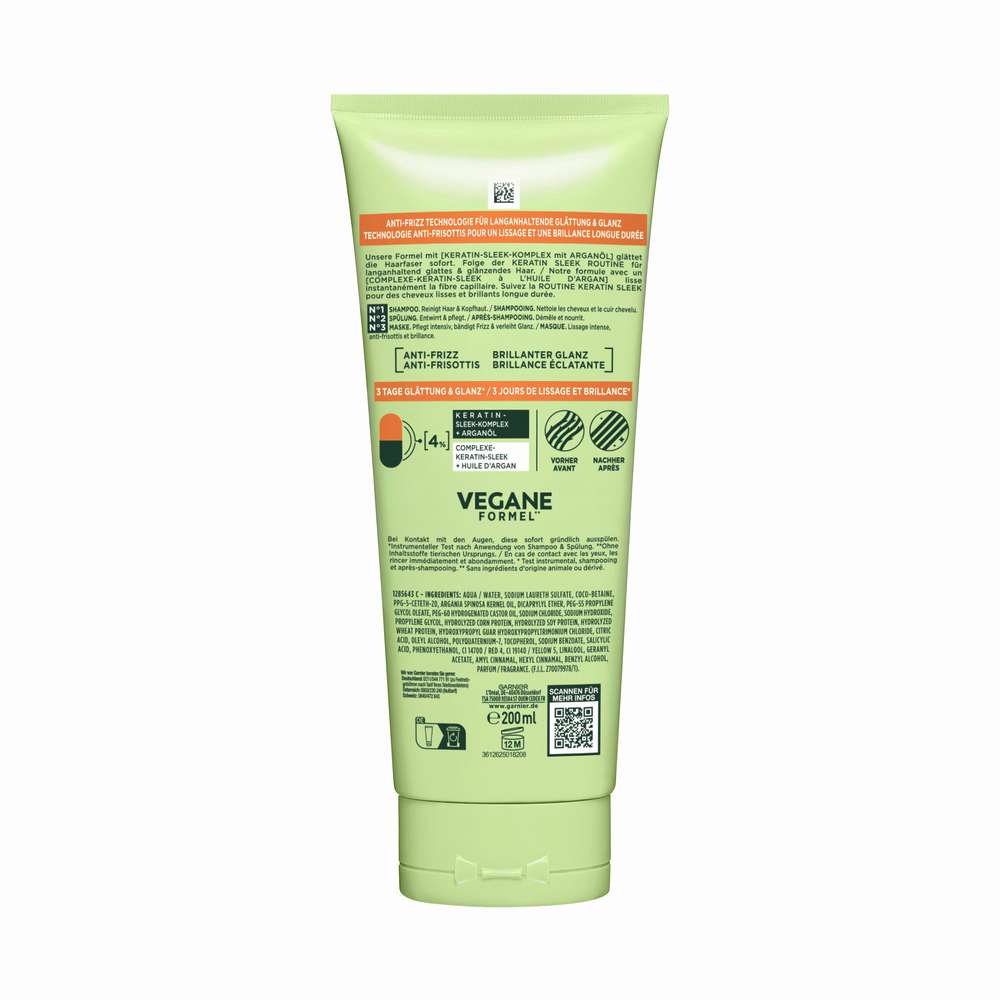 Produktabbildung Garnier Fructis Shampoo, Keratin Sleek