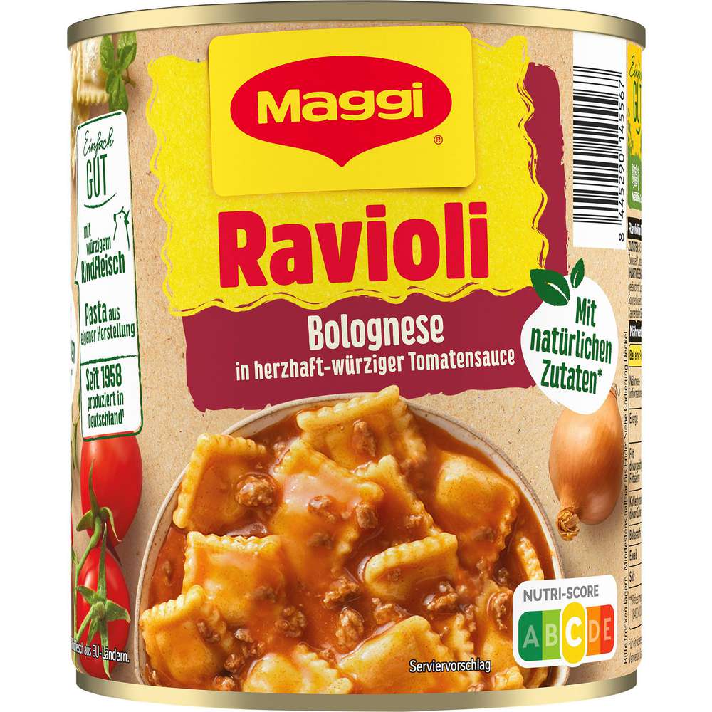 Produktabbildung Maggi Ravioli, Bolognese