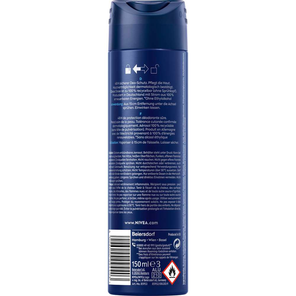 Produktabbildung Nivea Deospray Men, Protect + Care
