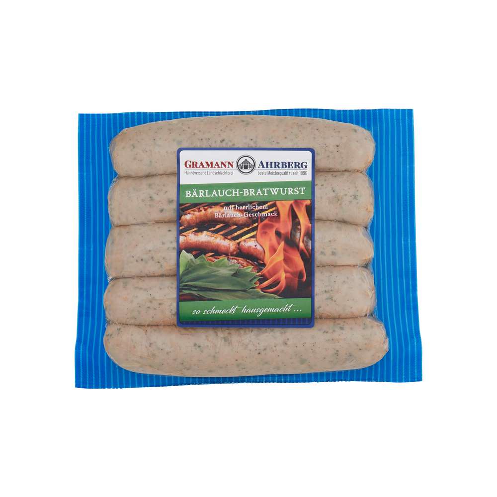 Produktabbildung Gramann & Ahrberg Bärlauch-Bratwurst