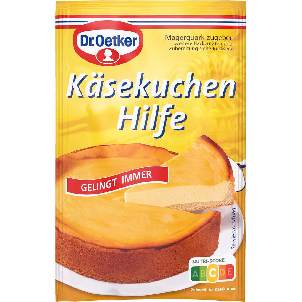 Produktabbildung Dr. Oetker Käsekuchen Hilfe