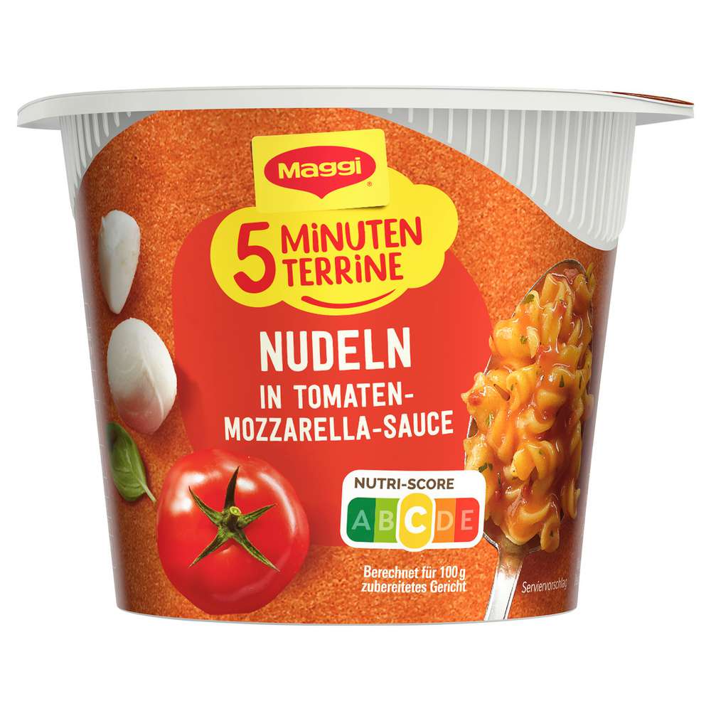 Produktabbildung Maggi 5 Minuten Terrine, Nudeln Tomate Mozzarella