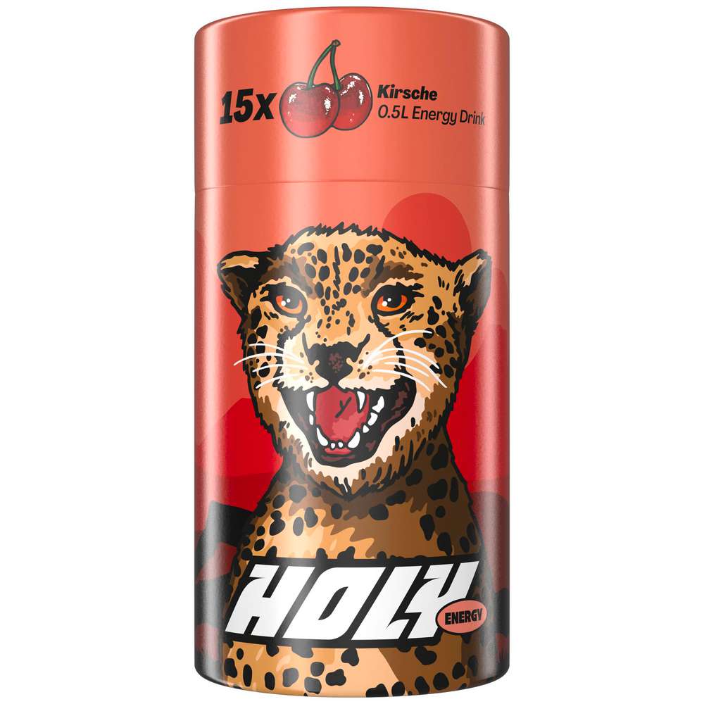 Produktabbildung HOLY Energy Pulver 15er Dose, Kirsche