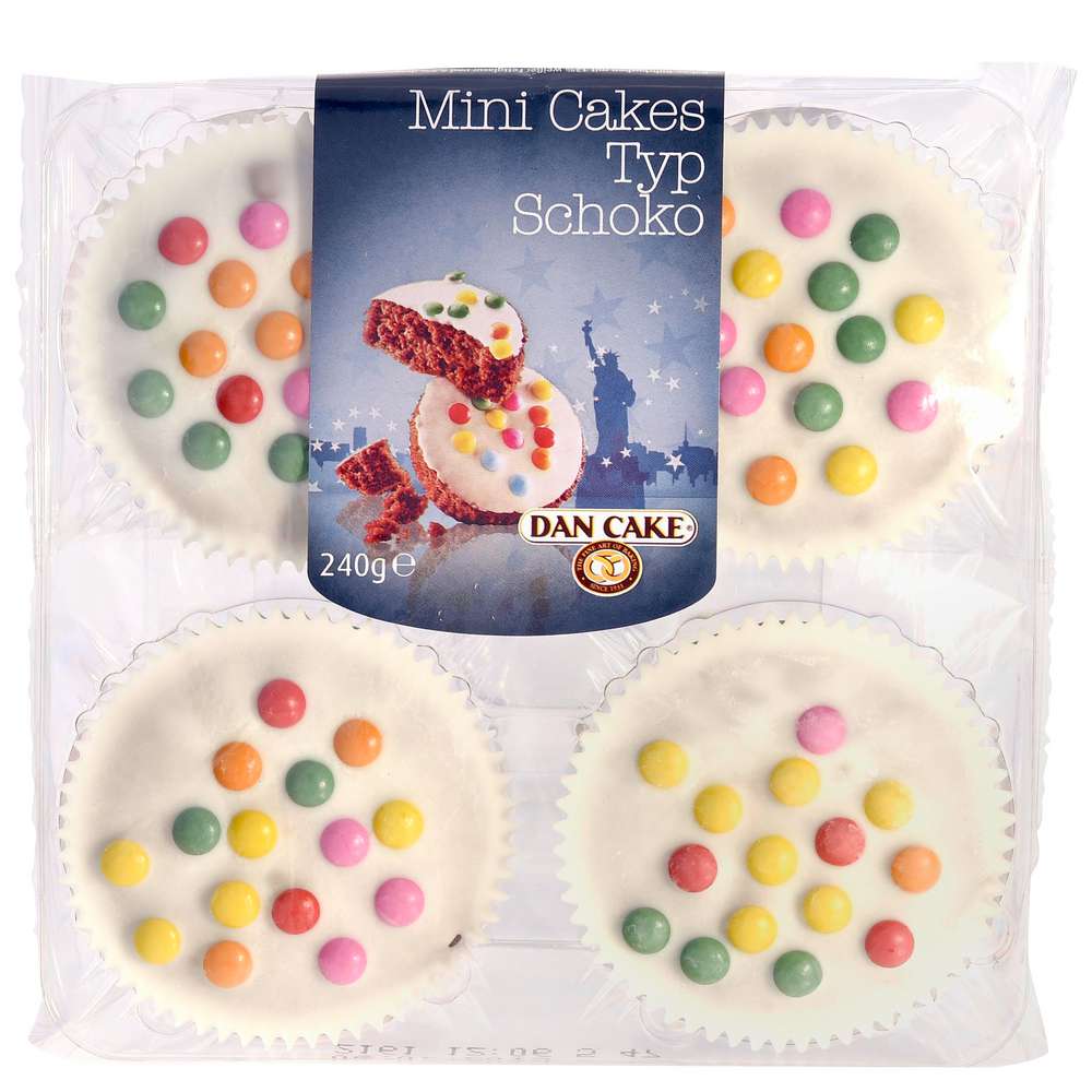 Produktabbildung Dan Cake Mini Schokokuchen mit Schokolinsen
