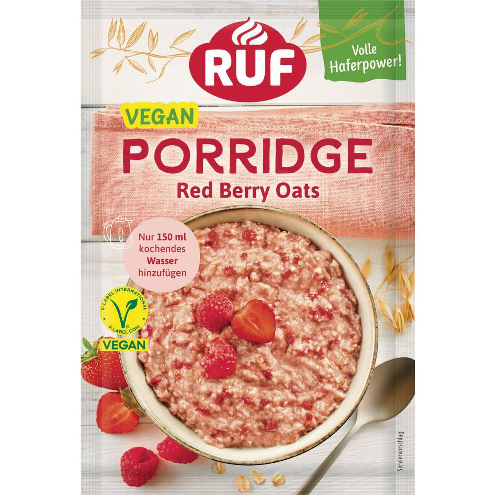 Produktabbildung RUF Porridge, Red Berry