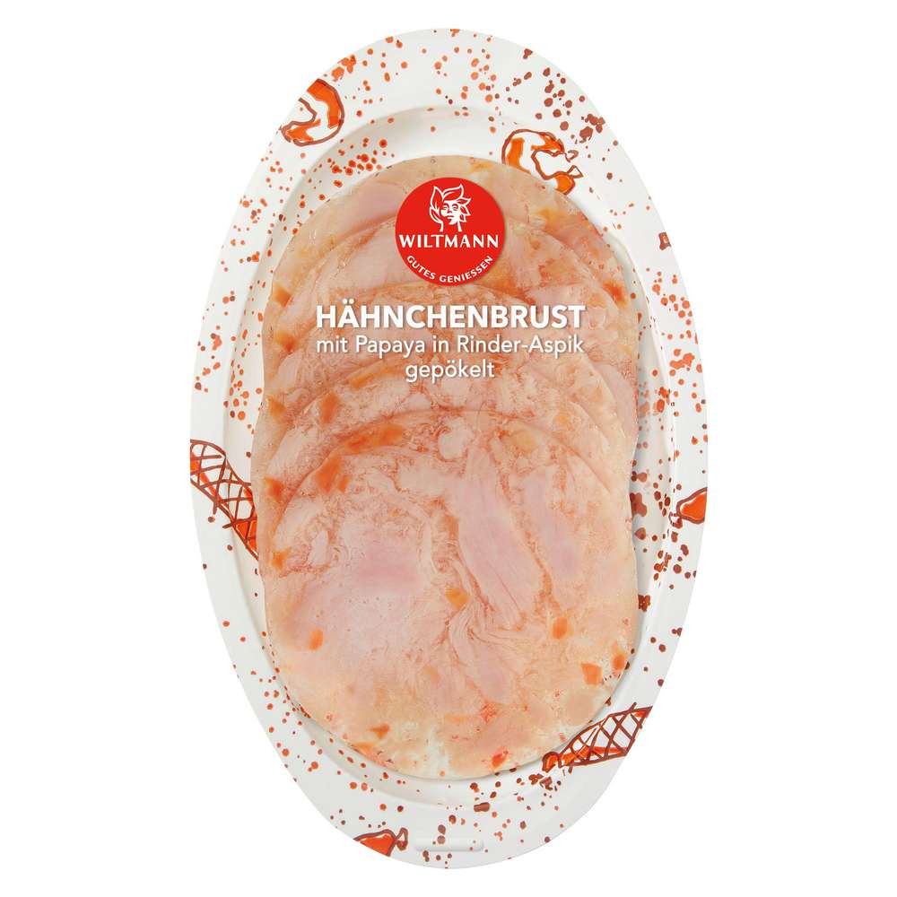 Produktabbildung Wiltmann Hähnchenbrust mit Papaya in Aspik