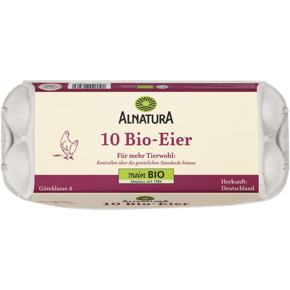 Produktabbildung Alnatura Bio Eier, Bruderküken Gr. M-L