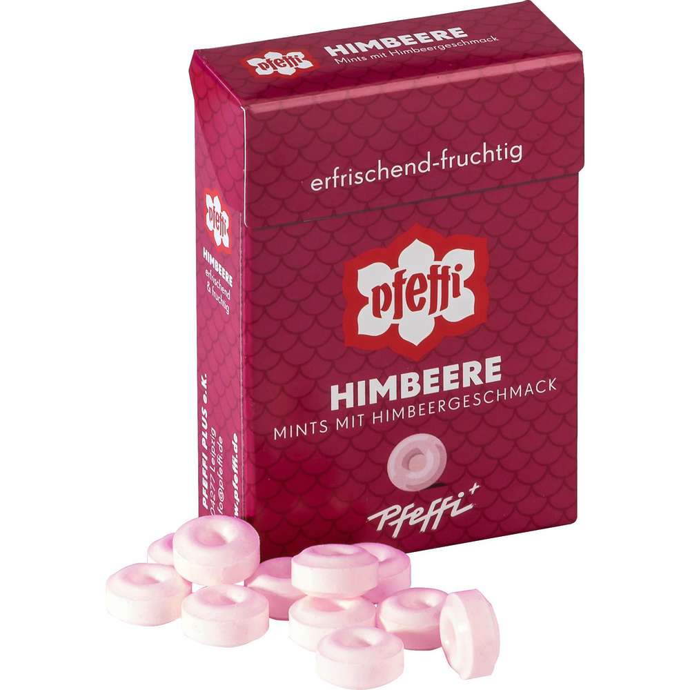 Produktabbildung Pfeffi Himbeer-Mints Bonbons