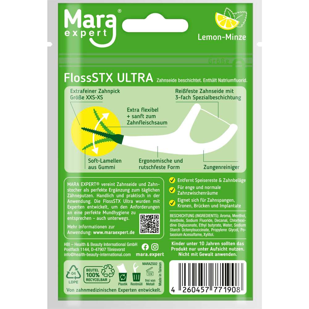 Produktabbildung Mara expert Zahnseide FlossSTX, Ultra