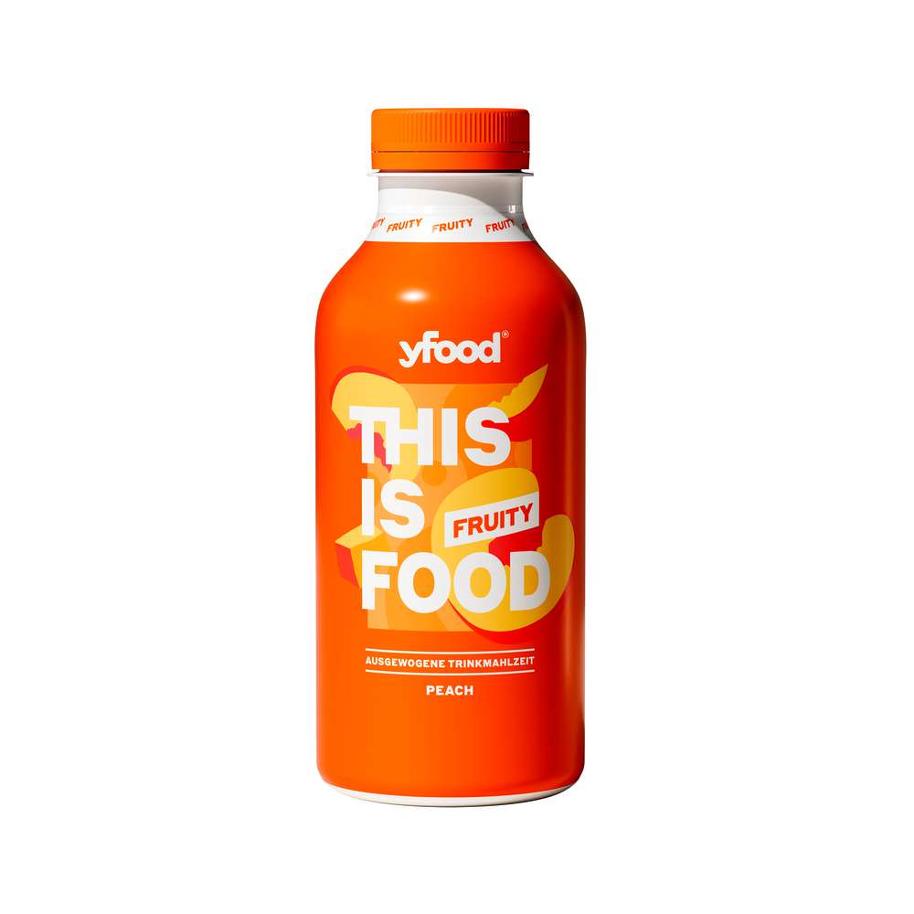 Produktabbildung YFood Trinkmahlzeit This is Food Fruity, Pfirsich