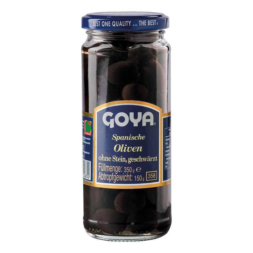 Produktabbildung Goya Spanische Oliven, ohne Stein, geschwärzt