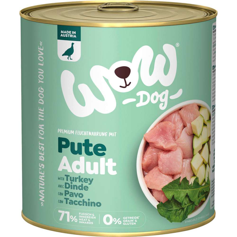 Produktabbildung WoW Hunde-Nassfutter, Pute