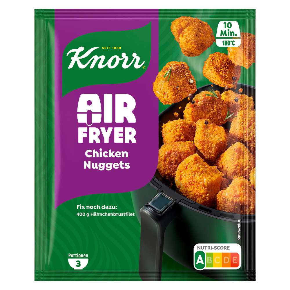 Produktabbildung Knorr Fix-Würzmischung Airfryer, Chicken Nuggets