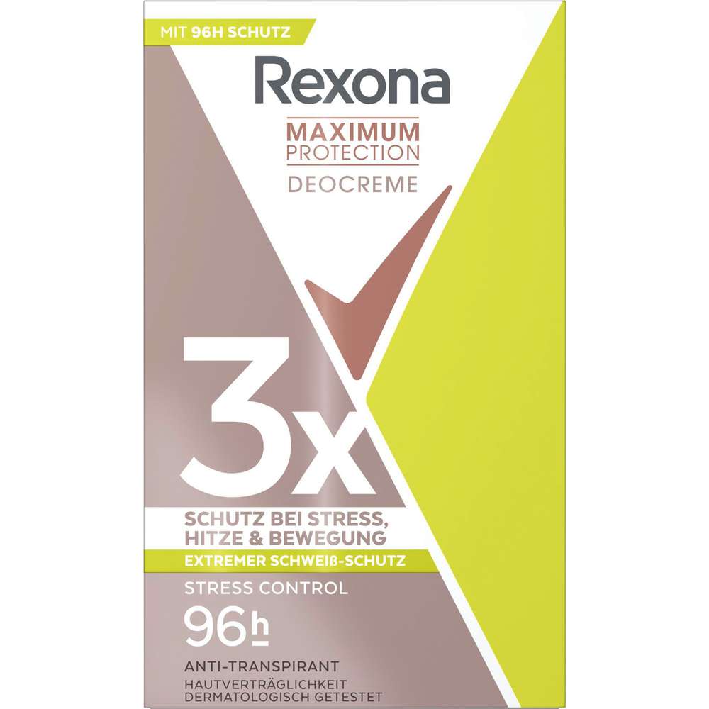 Produktabbildung Rexona Deocreme Maximum Protection Stress Control