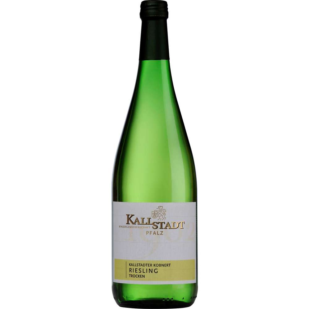 Produktabbildung Winzergenossenschaft Kallstadt Kallstadter Kobnert Riesling trocken Pfalz DQW, Weißwein