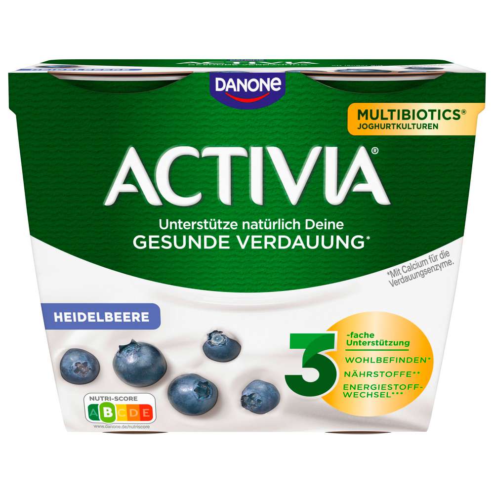 Produktabbildung  Fruchtjoghurt Heidelbeere, 4x115 g