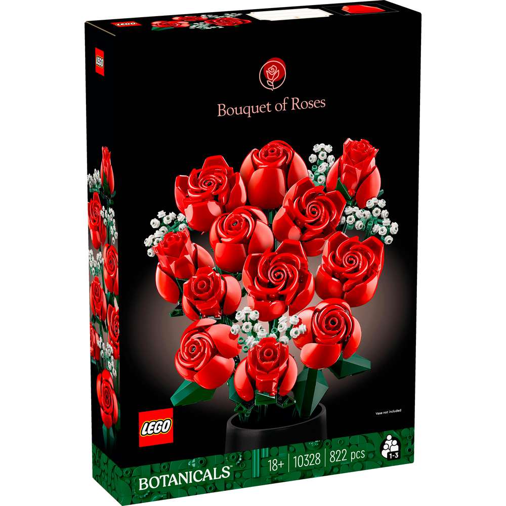 Produktabbildung Lego LEGO Botanicals 10328 Rosenstrauß, Geschenkidee für Frauen und Männer
