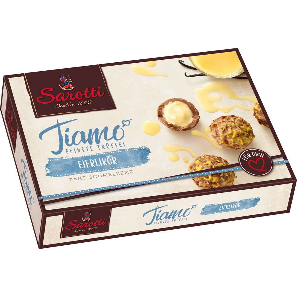 Produktabbildung Sarotti Tiamo feinste Trüffel, Eierlikör