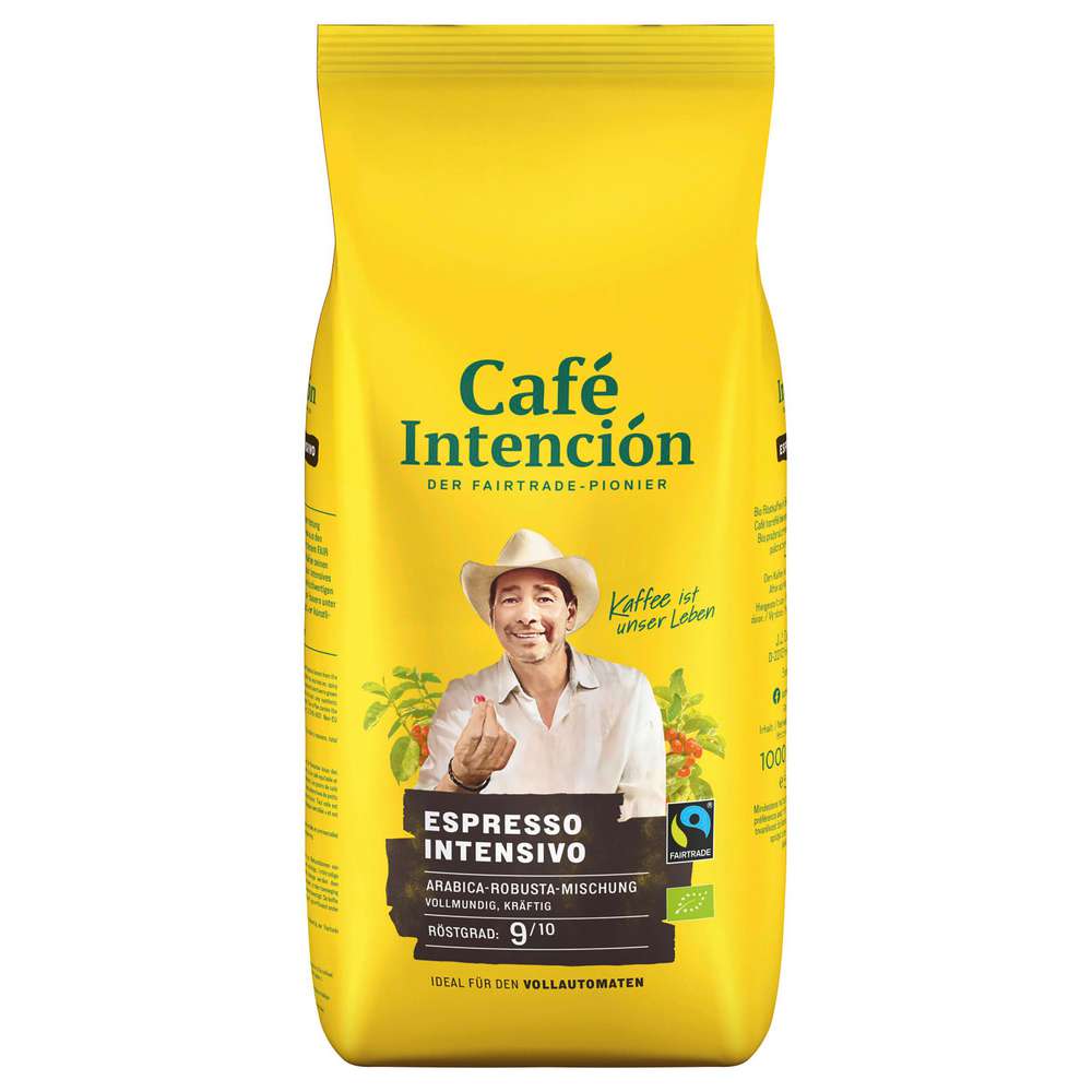 Produktabbildung Café Intención Bio Espresso, ganze Bohne