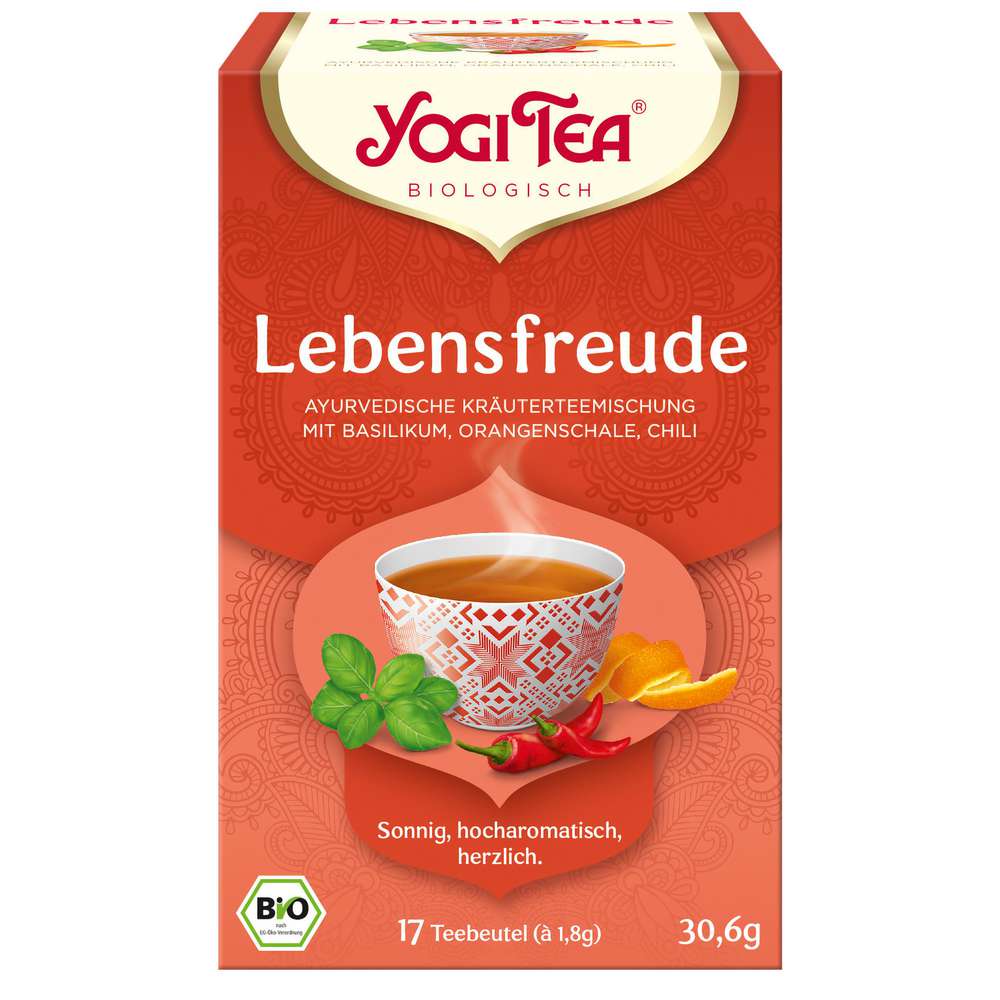 Produktabbildung Yogi Tea Bio Kräutertee Lebensfreude