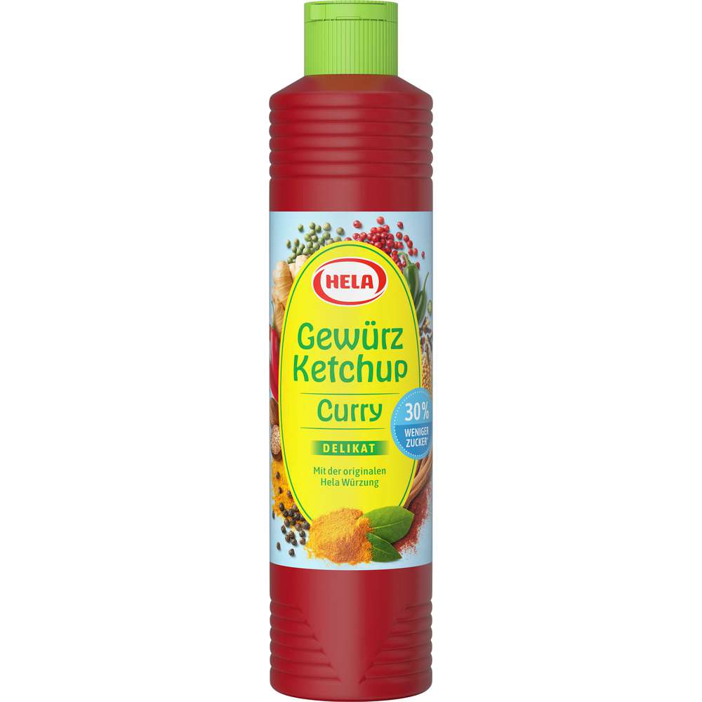 Produktabbildung Hela Gewürz Ketchup Curry/Delikat, weniger Zucker