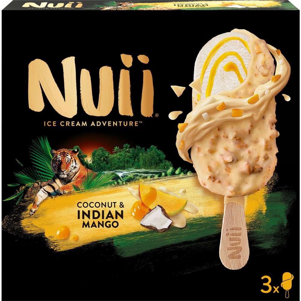Produktabbildung Nuii Stiel-Eis, Kokos-Mango