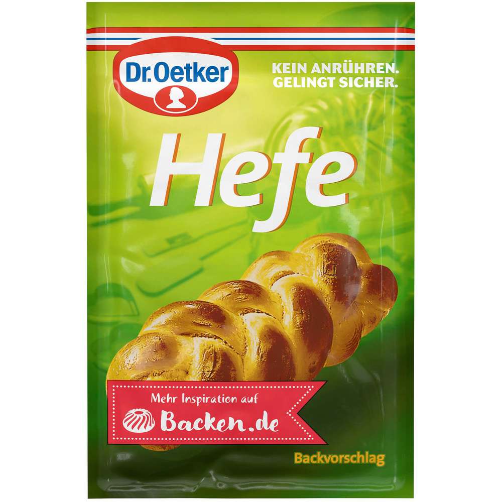 Produktabbildung Dr. Oetker Trockenbackhefe