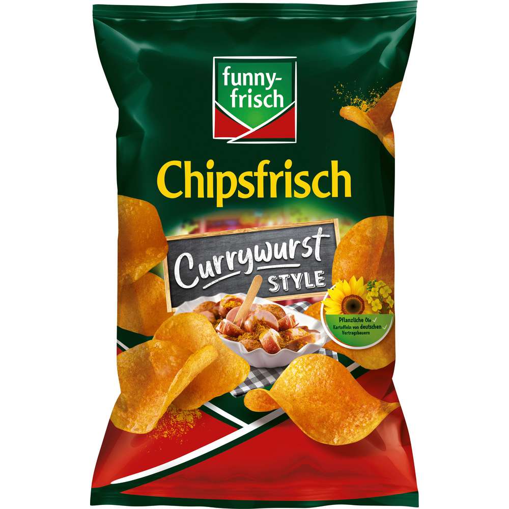 Produktabbildung funny-frisch Chipsfrisch, Currywurst Style
