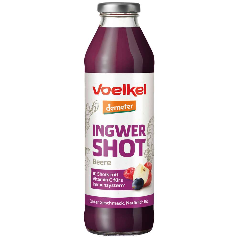 Produktabbildung Voelkel Demeter Shot, Ingwer/Beere