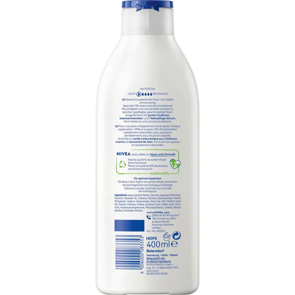 Produktabbildung Nivea Body Lotion Express