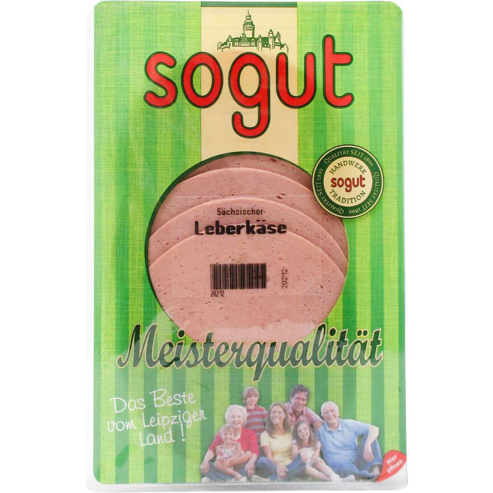 Produktabbildung Sogut Leberkäse