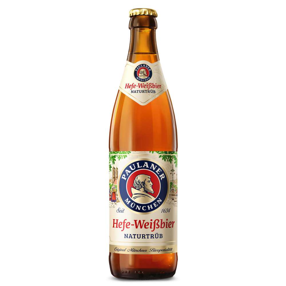 Produktabbildung Paulaner Hefe-Weißbier, naturtrüb