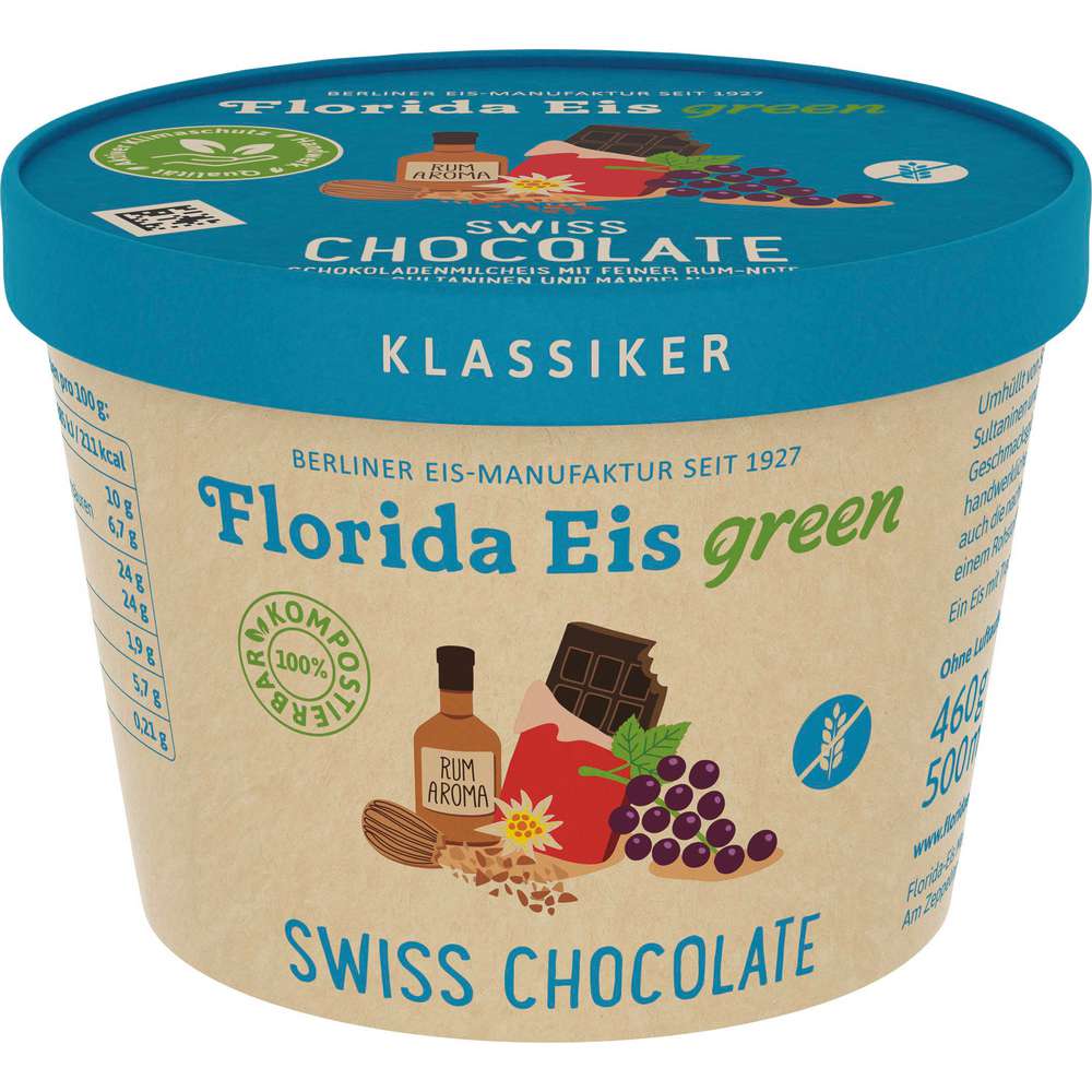 Produktabbildung Florida Eis Milcheis Swiss Chocolate