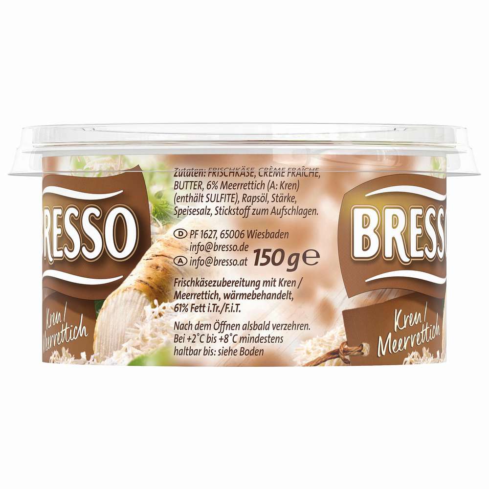 Produktabbildung Bresso Frischkäse, Meerrettich