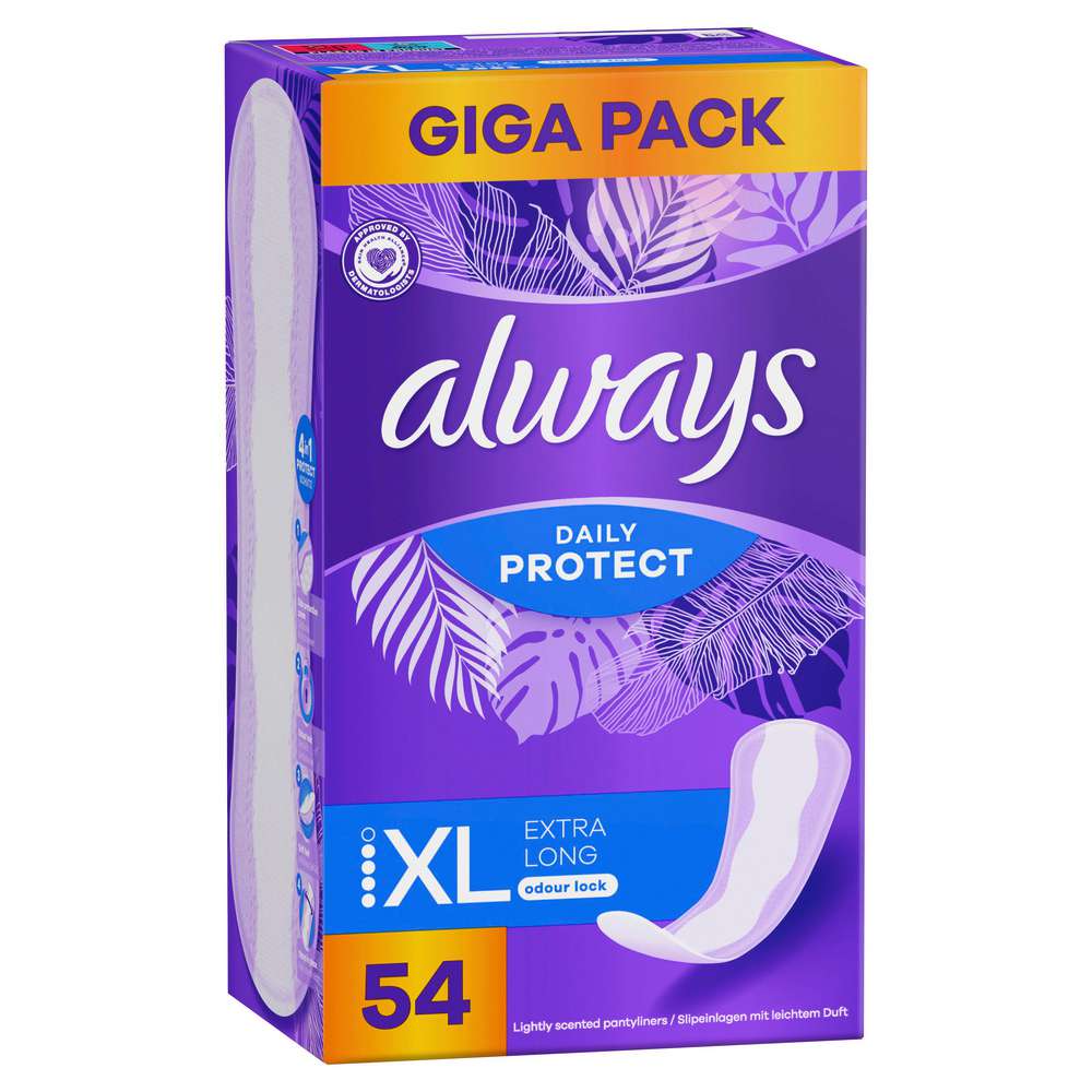 Produktabbildung Always Daily Protect Slipeinlagen Extra Long