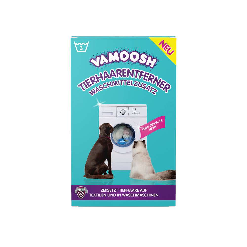 Produktabbildung Vamoosh Tierhaarentferner Waschmittelzusatz