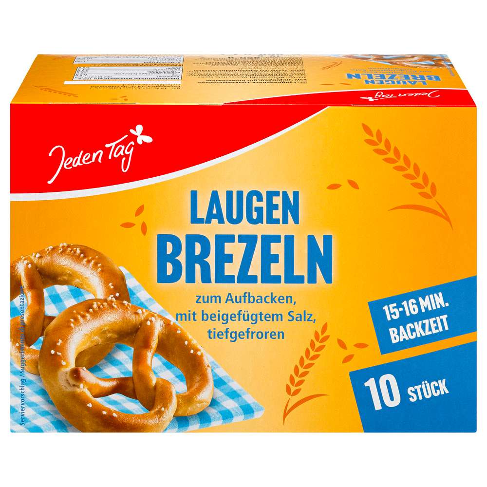 Produktabbildung Jeden Tag Laugenbrezeln zum Aufbacken