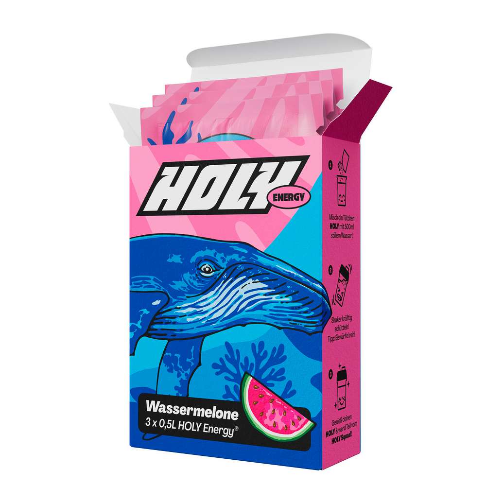 Produktabbildung HOLY Energy Wassermelone 3er Box