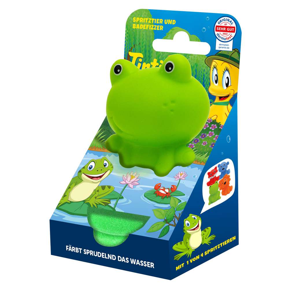 Produktabbildung Tinti Plansch-Set Spritztier + Badefizzer