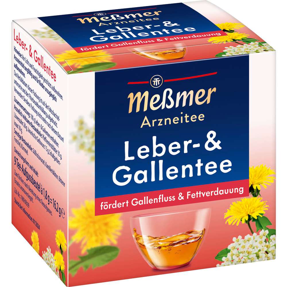 Produktabbildung Meßmer Leber-& Gallen Tee