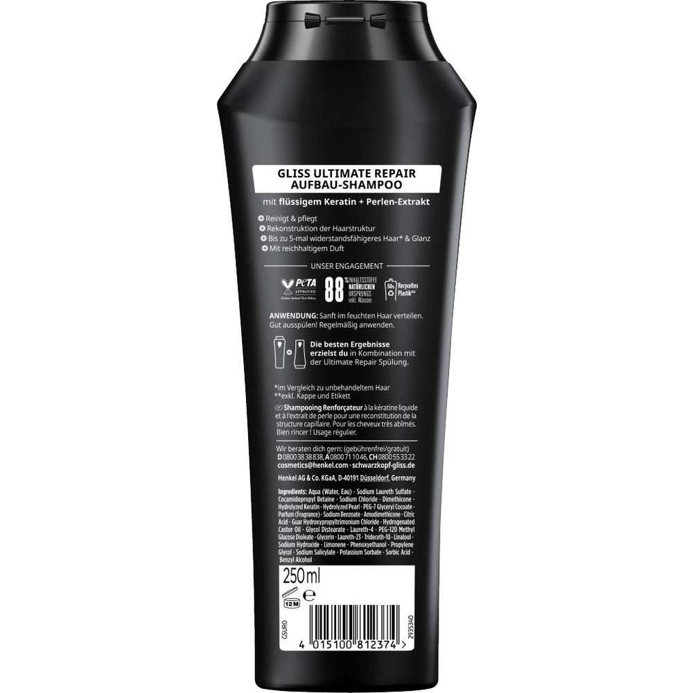 Produktabbildung Schwarzkopf Gliss Kur Haarshampoo, Ultimate Repair