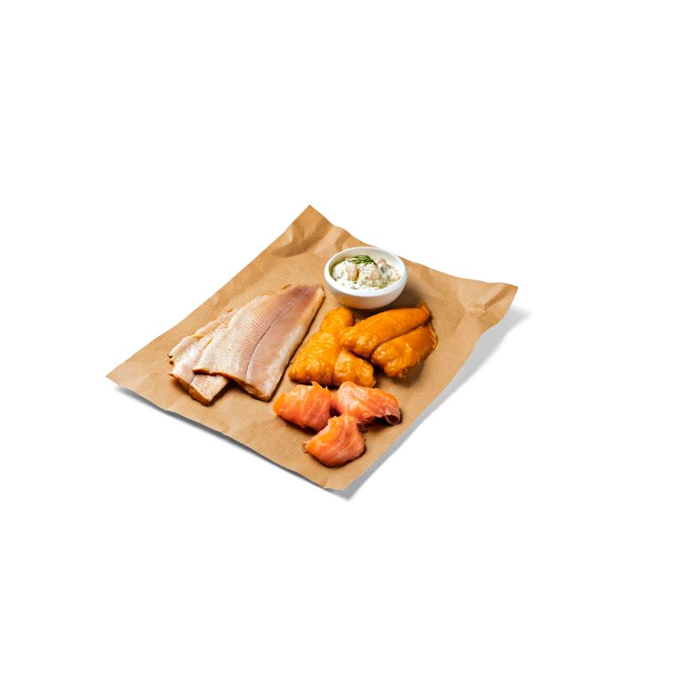 Produktabbildung GLOBUS Fischtheke Räucherfischplatte Neptun