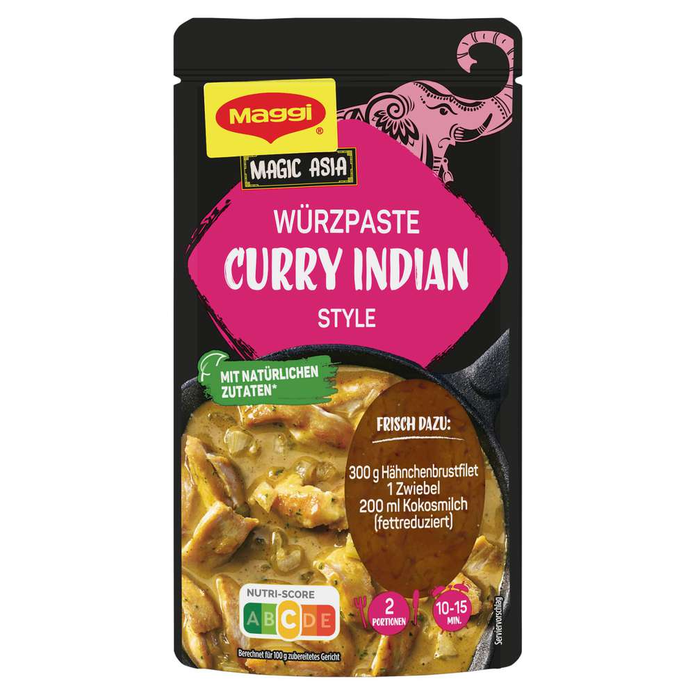 Produktabbildung Maggi Food Travel Würzpaste, Curry Indian Style