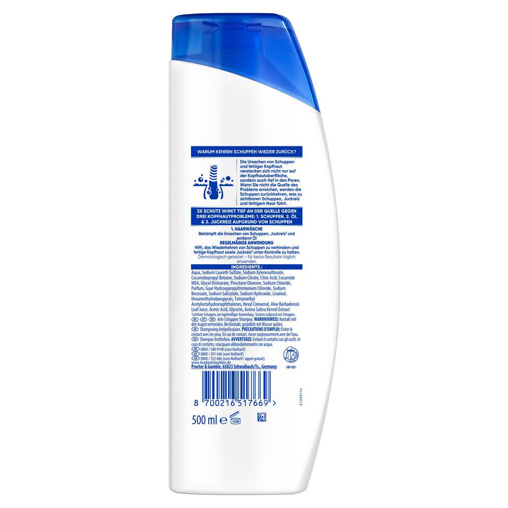 Produktabbildung Head & Shoulders Shampoo, sensitive Kopfhaut